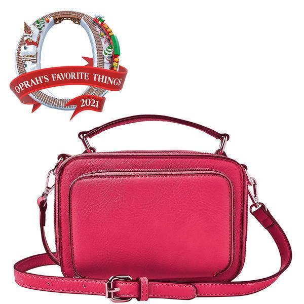 Oprah's Favorite Thing! Kelsey Crossbody/Satchel (Pink)